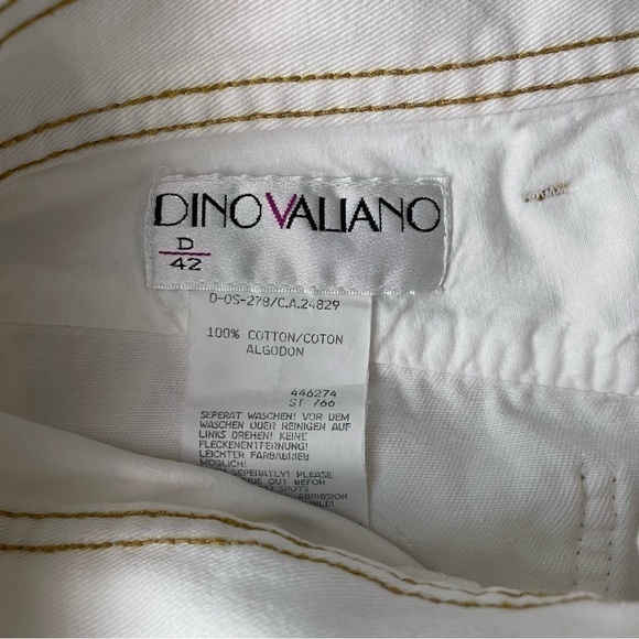 dino Valiano Off White Vintage Mom Jeans Size 42 - Picture 8 of 9
